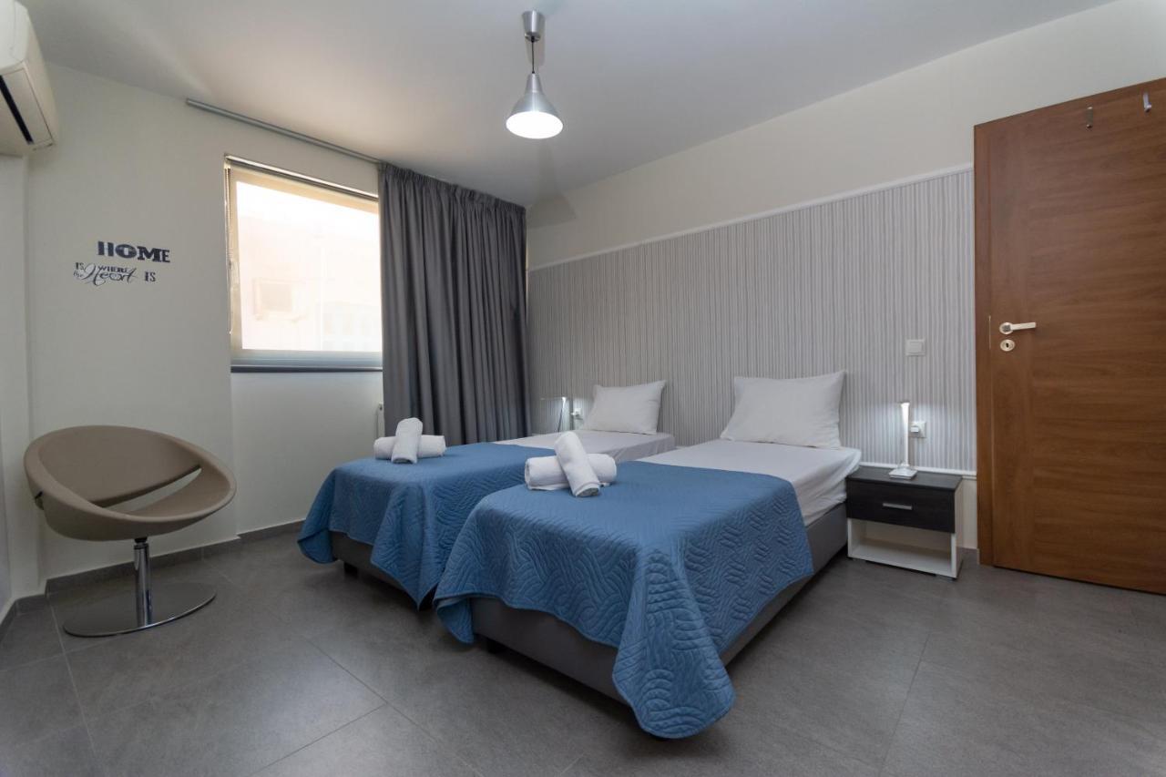 Spacious Fully Equipped 3Bd 2Bath Apt In The Heart Of City With Balconies Ac And Fast Wifi #1 イラクリオン エクステリア 写真